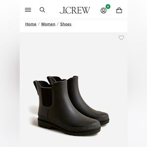 j crew short shaft lugsole chelsea boot
